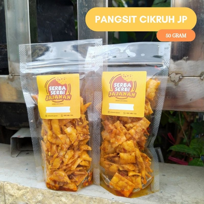 

Keripang | Keripik Pangsit Pedas Cikruh Jeruk Purut 50 GRAM | SERBASERBI.JAJANAN