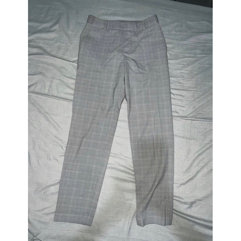 Celana Ankle Pants Uniqlo Checkered Preloved