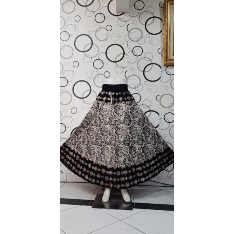 ROK BATIK CAP SOGAN ASLI/ROK RESMI/ROK PAYUNG/ROK BATIK KEKINIAN