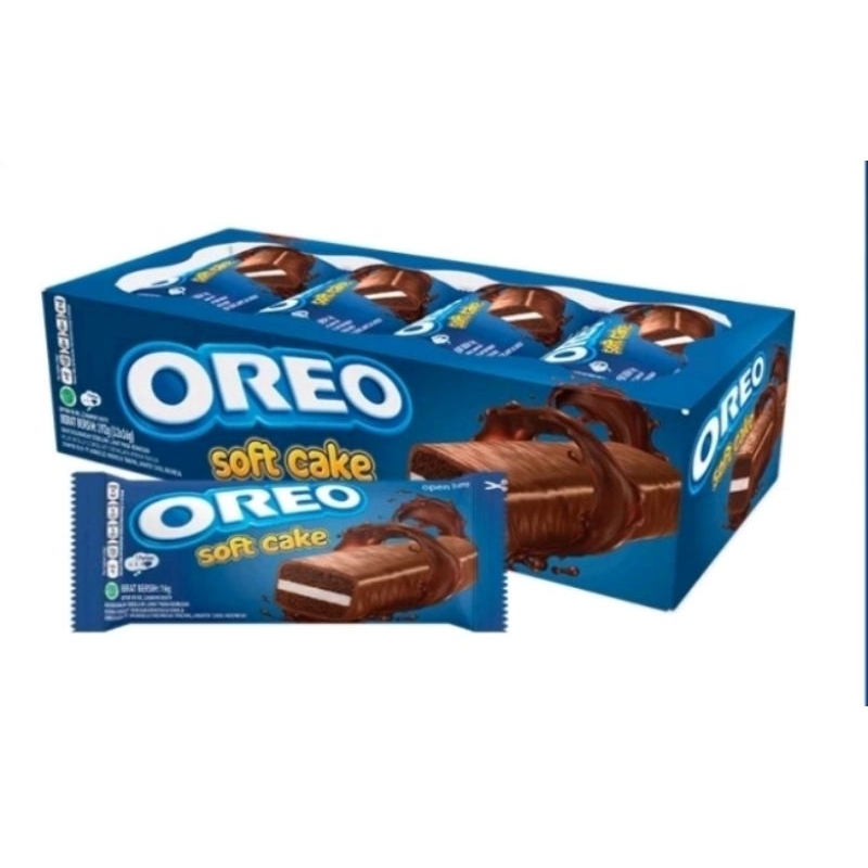 

Oreo soft cake coklat box isi 12.pcs