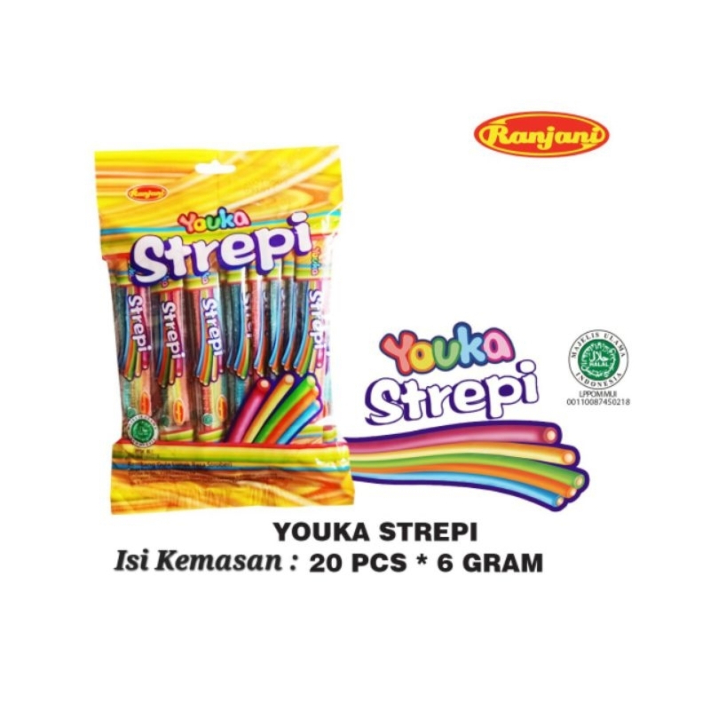 

YOUKA STREPI CANDY RANJANI ISI 20PCS