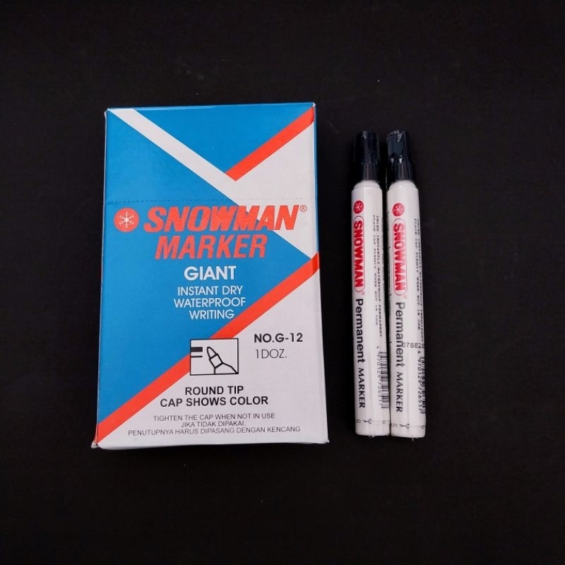 

(1 pcs) Spidol Snowman Permanent G-12