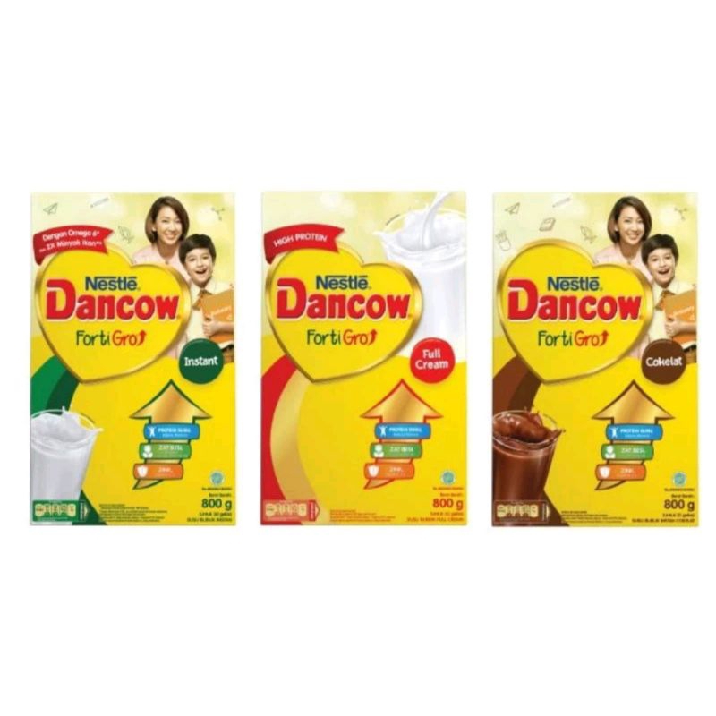 

Dancow Fortigro Instan/Full Cream/Cokelat 780g