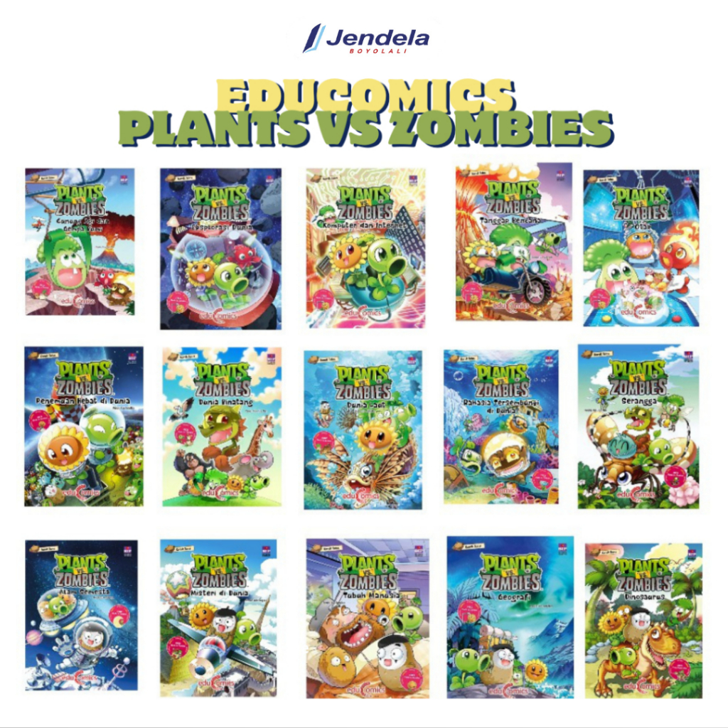 Komik Sains Plants vs Zombie Ensiklopedia Buku Anak - Kompas Gramedia