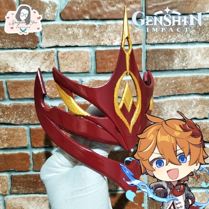 Childe Mask - Genshin Impact - topeng cosplay - accessories - 3D print