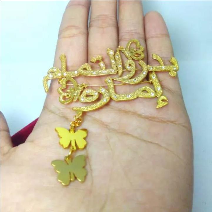 Bros Hijab Arab Lapis Emas24K Bisa COD