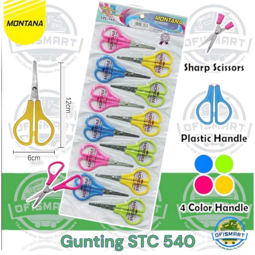 

Montana Gunting Scissors STC-540 | @1Renceng=12PCs