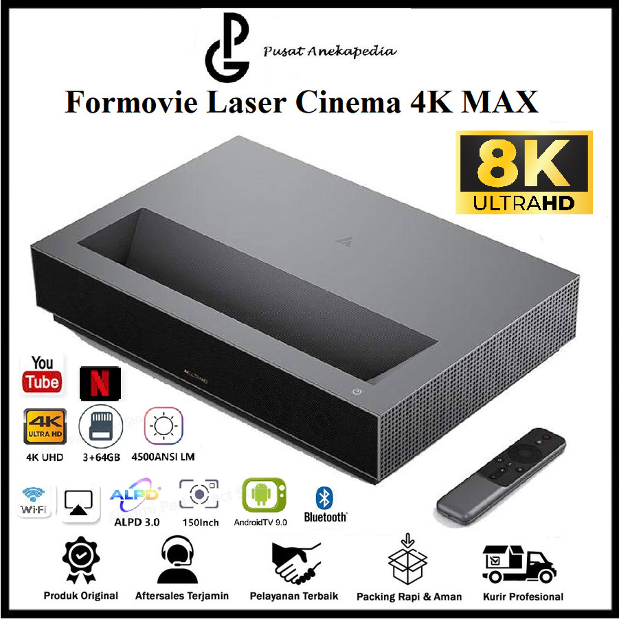 Formovie Laser Cinema 4K MAX Smart Projector 4500ANSI 8K UHD Proyektor
