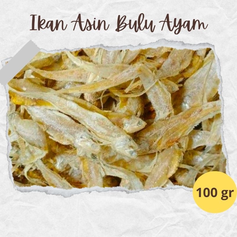 

Ikan Asin Bulu Ayam Bersih