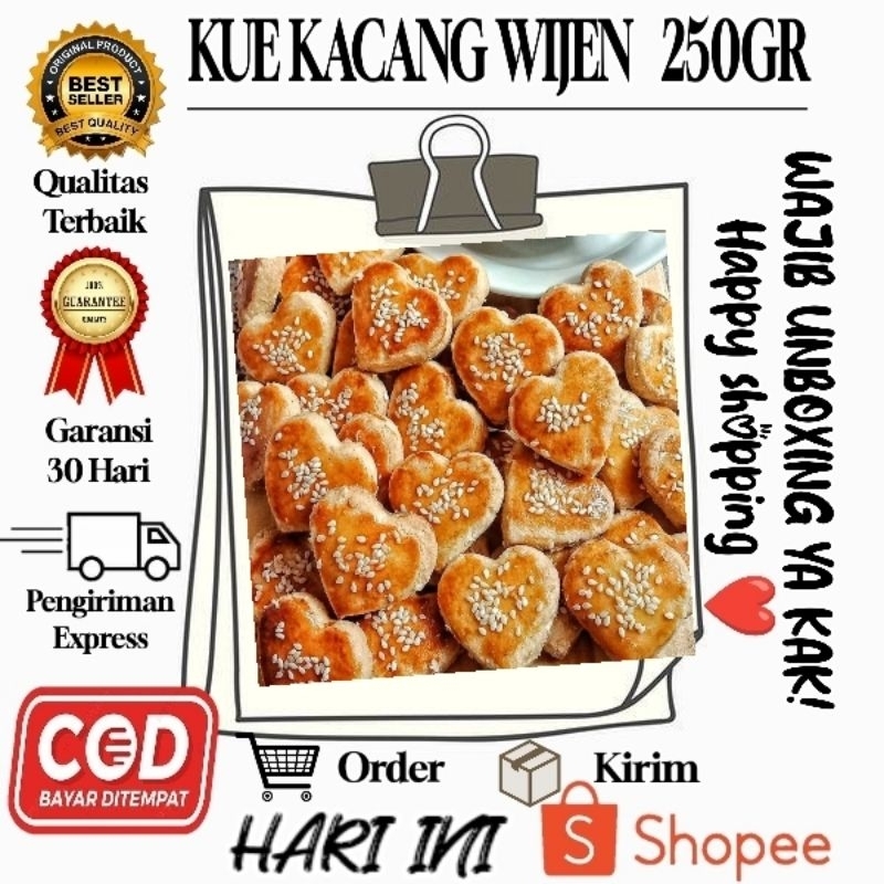 

KUE KERING KACANG || Kue Kacang isi 250gram || Homemade