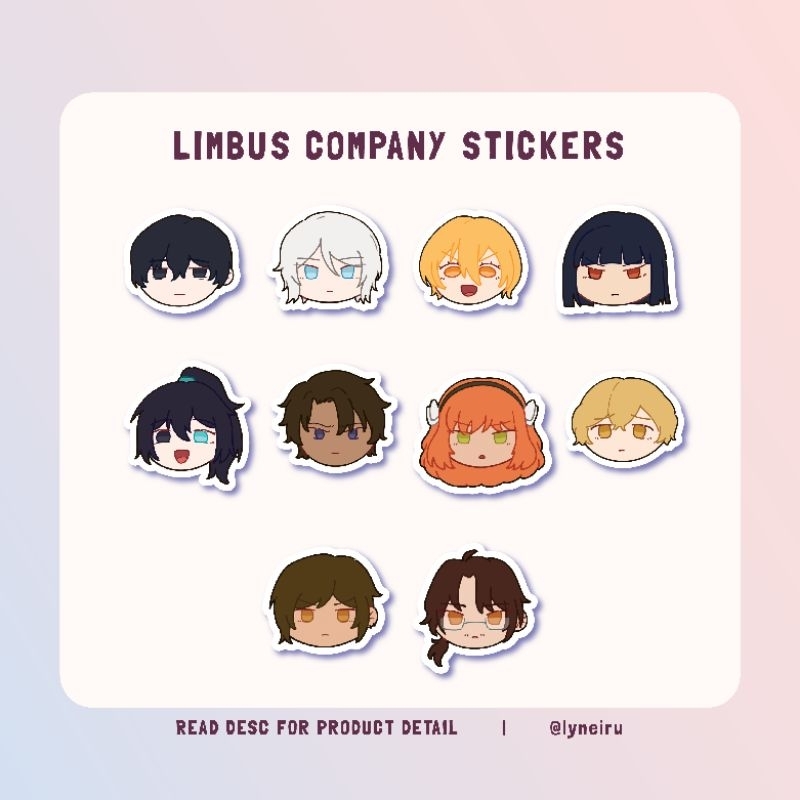 

Limbus Company Stickers