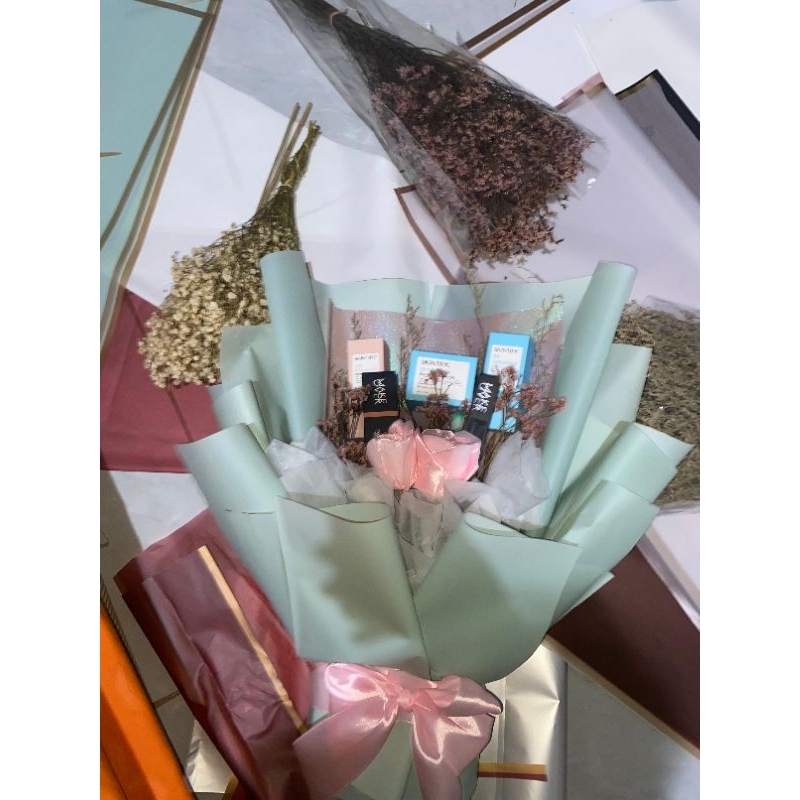 SKINCARE BOUQUET | BISA COSTUM | FLOWER BOUQUET