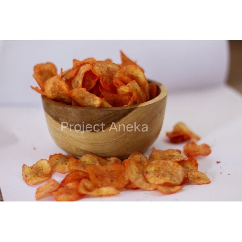 

KRIPIK PISANG BULAT 100 GRAM BALADO SNACK RENYAH GURIH ENAK