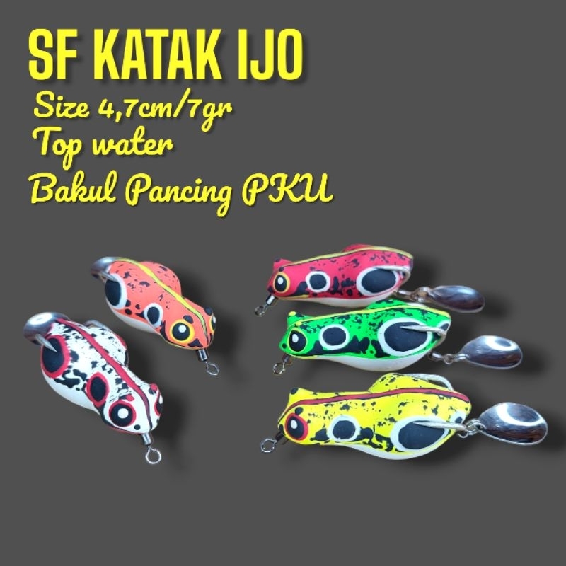 SOFT FROG DJ LURE. KATAK TOMPEL. UMPAN CASTING GABUS. UMPAN KESTING GABUS KILER.