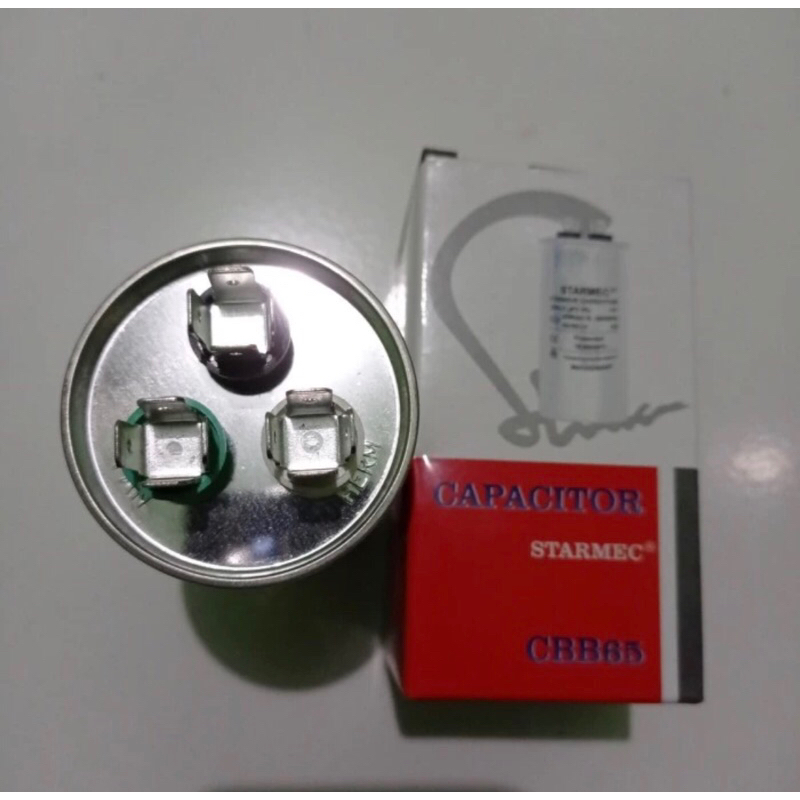 Capasitor Kapasitor AC 20+2uf mikro 450VAC STARMEC