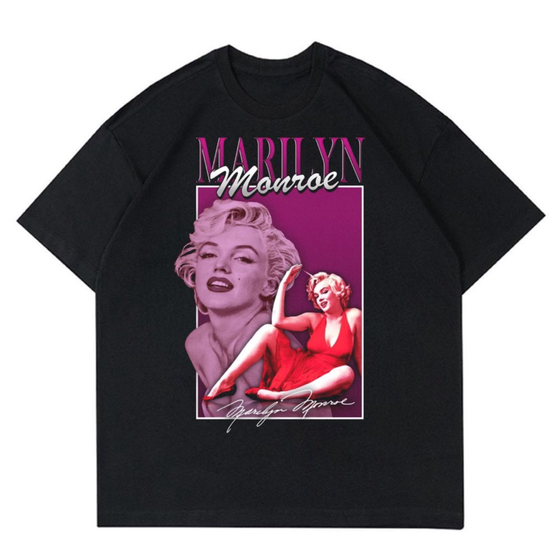 KAOS MARILYN MONROE VINTAGE | T-SHIRT BAJU GAMBAR MARILYN MONROE | KAOS MARILYN MONROE