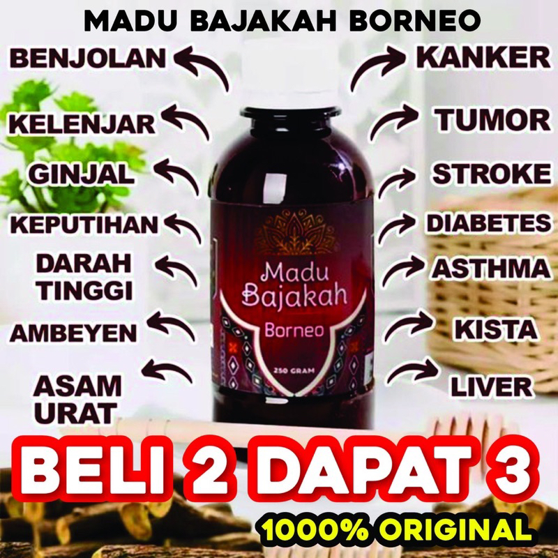 

[ORIGINAL] MADU BAJAKAH BORNEO Madu Bajaka Borneo Bajaka Original Bajaka Asli Kanker Tumor Benjolan