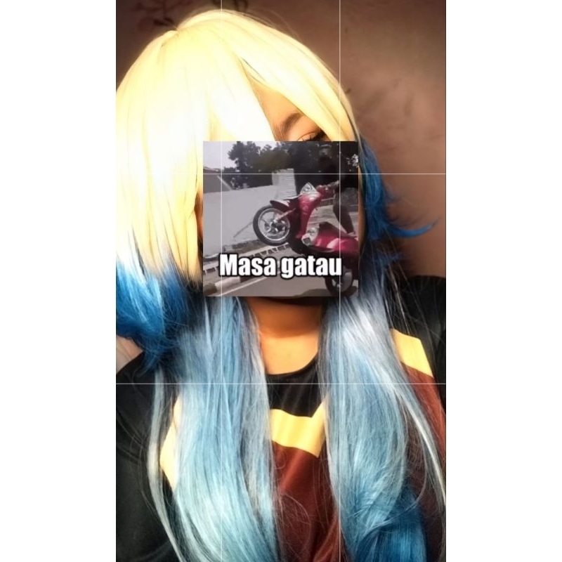 female kaiser cosplay wig preloved