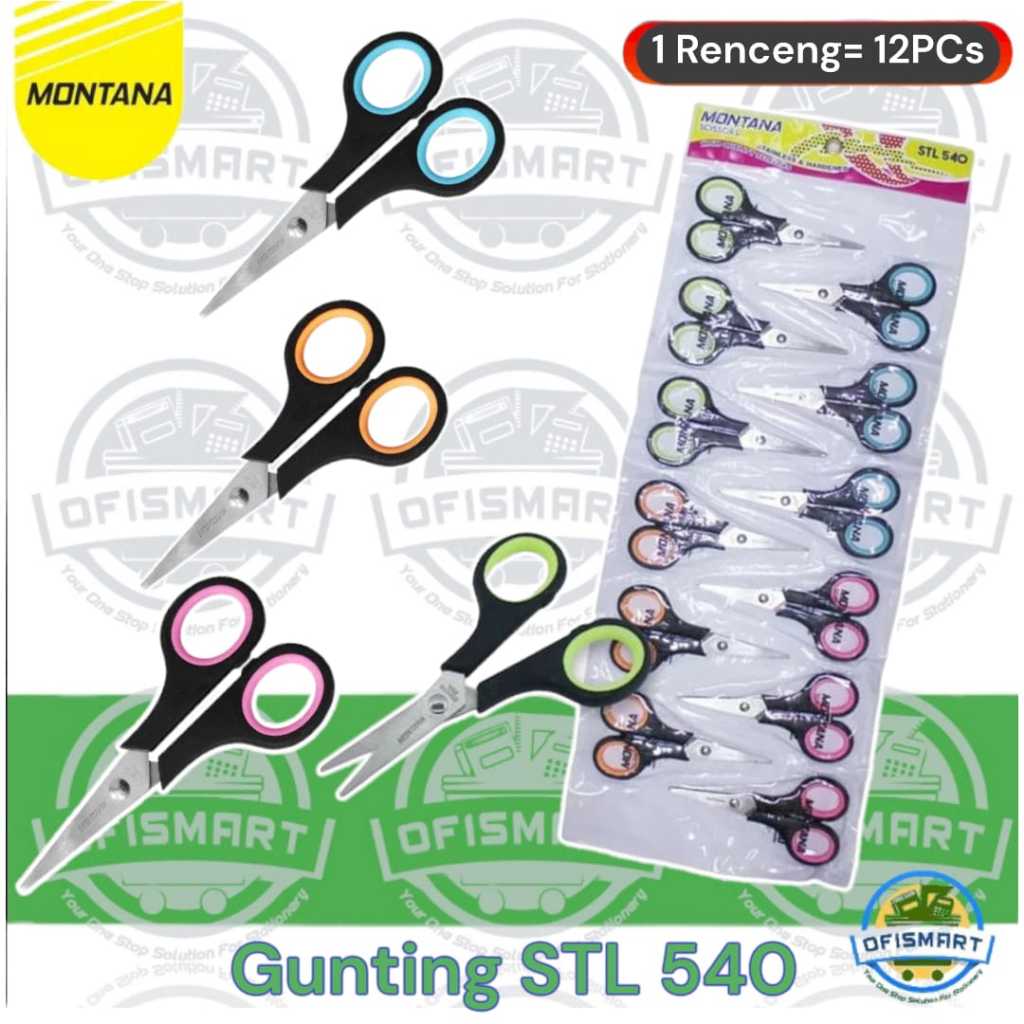 

Montana Scissors Gunting STL 540 | @1Renceng=12PCs