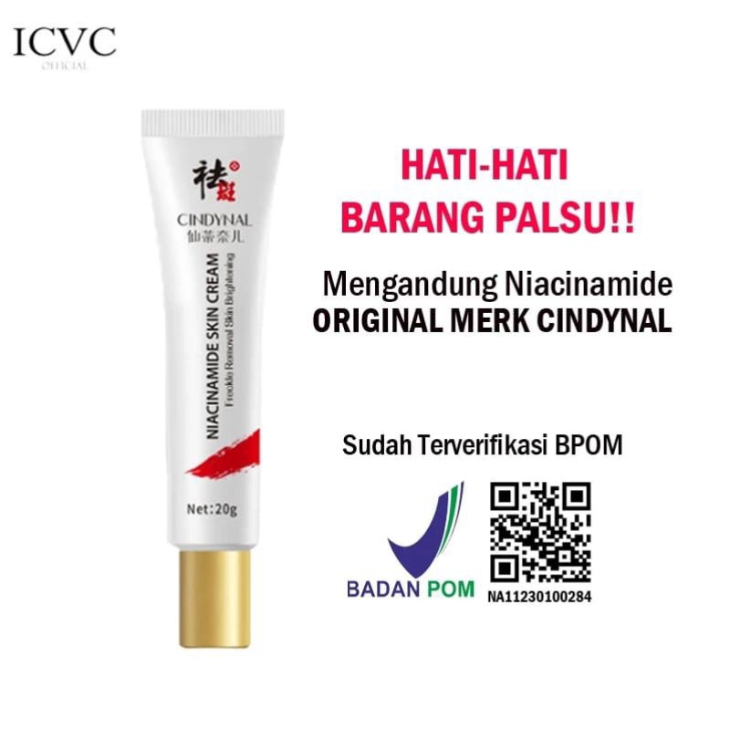 BPOM CREAM MERAH SALEP FLEK CINDYNAL AMPUH MENGATASI FLEK BINTIK HITAM WAJAH