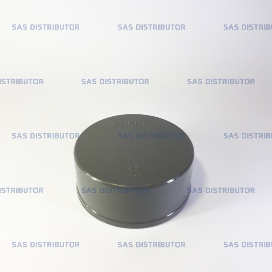 Dop 2" inch PVC Soket | Cap 2" inch | Tutup Pipa 2" inch / Dop Pipa 2" inch D / Dop Polos 2" inch