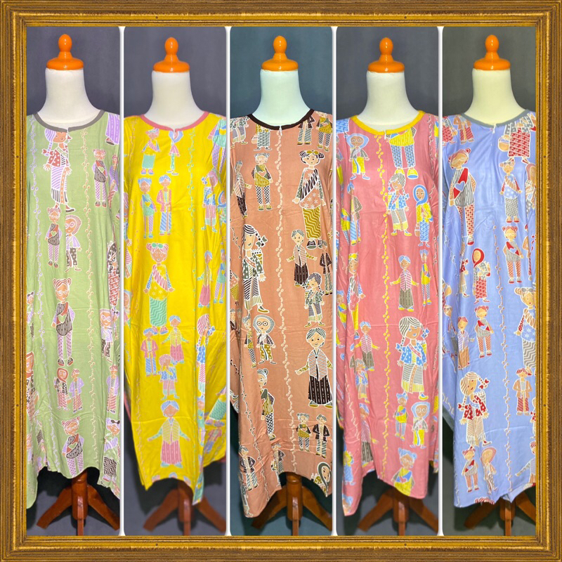 DATER BATIK SEMERBAK ORI BABYLONIA KELELAWAR LENGAN