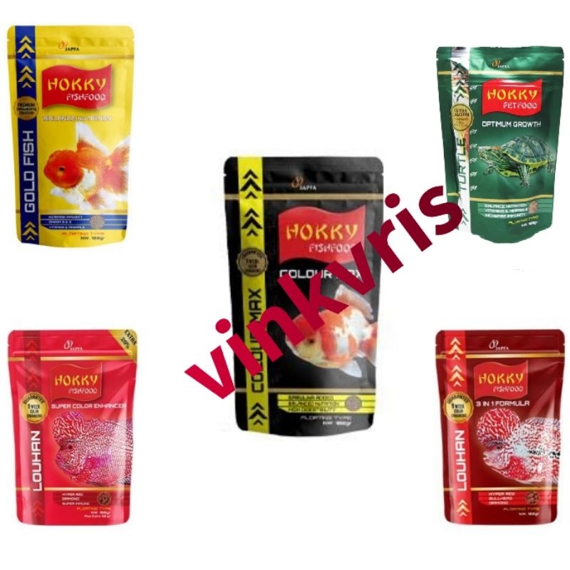 hokky 3in1 louhan,hokky super color, hokky turtle food,hokky color max