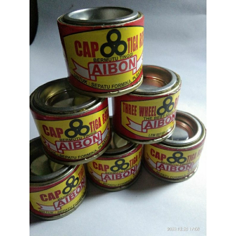 

Lem Aibon glue super cap tiga roda