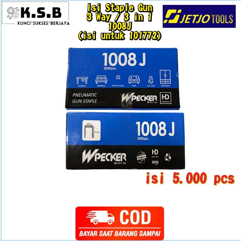 

RK (101772) 3 in 1 Staple Gun Tracker Staple Tembak 6-14mm JETJO TOOLS / Lakoni pro TERSEDIA PAKET