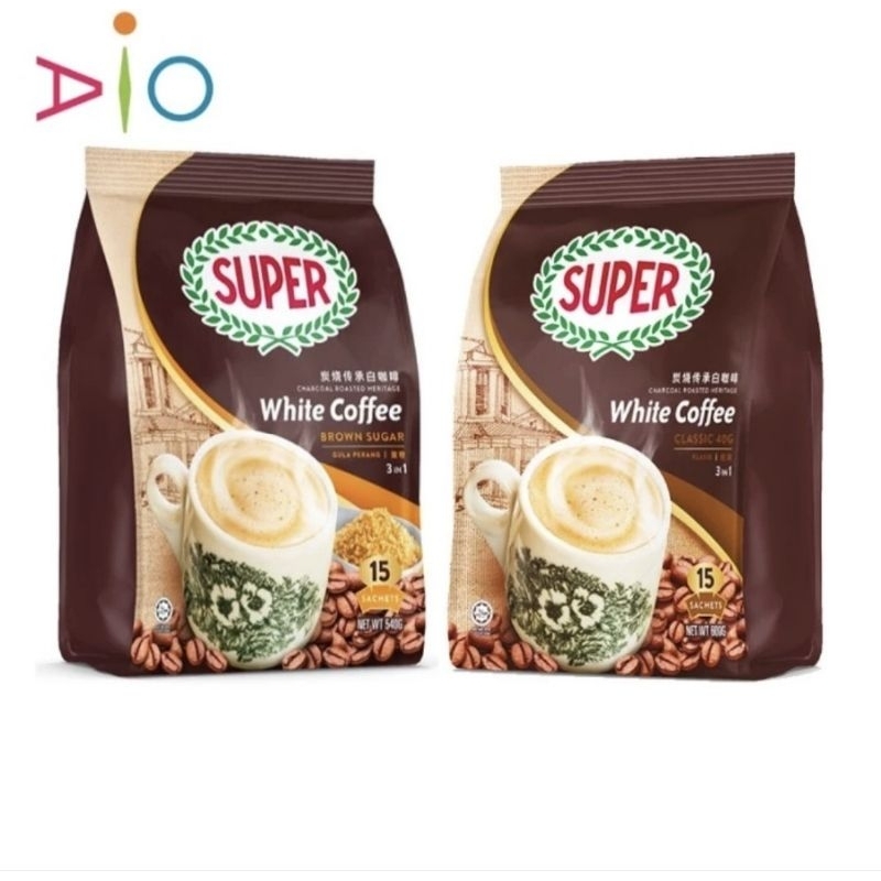 

SUPER White Coffee 3in1 | Charcoal Roasted Heritage 15's