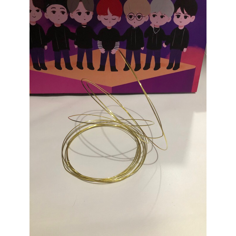kawat untuk gelang kalung/kawat emas