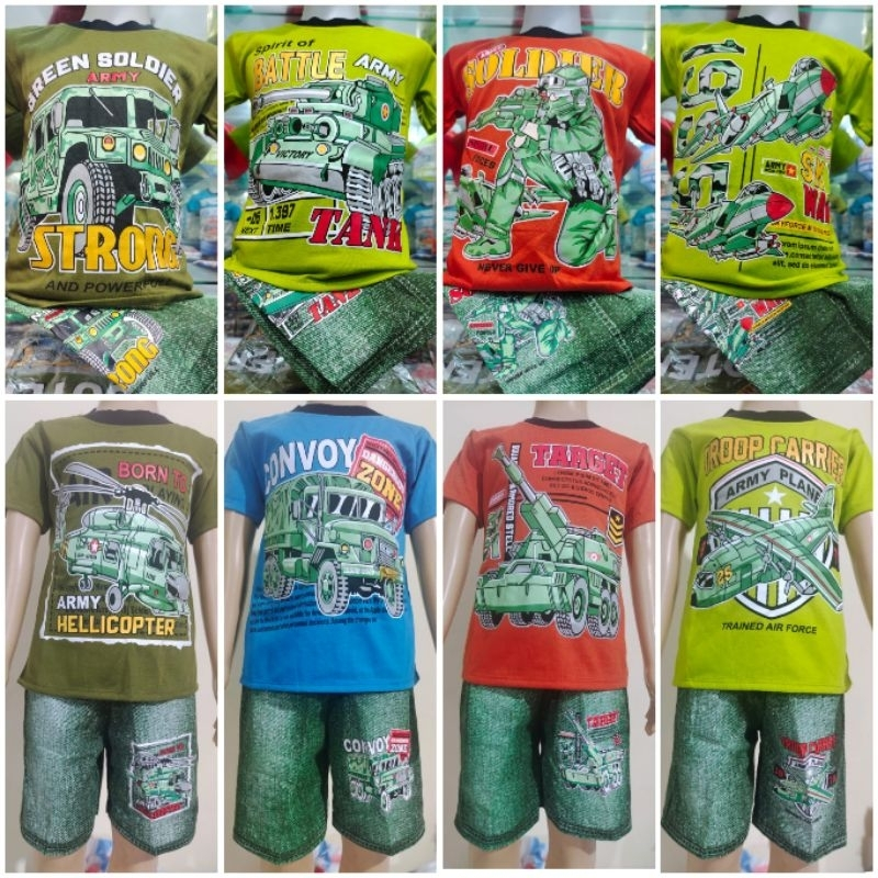 ECER Setelan anak DOBITUS PENDEK CELANA SOFTJEANS