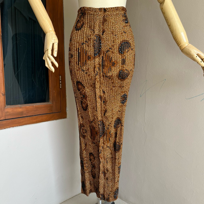 Rok Plisket Batik / Sewek / Rok Prisket Akad / Rok Pengantin / Rok Wisuda / Rok Pager Ayu