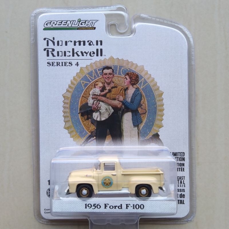 Greenlight 1956 Ford F-100 Pickup Truck F100 Norman Rockwell