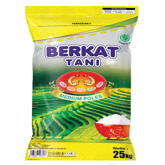 

Beras Berkat Tani Kuning 25kg 1sak