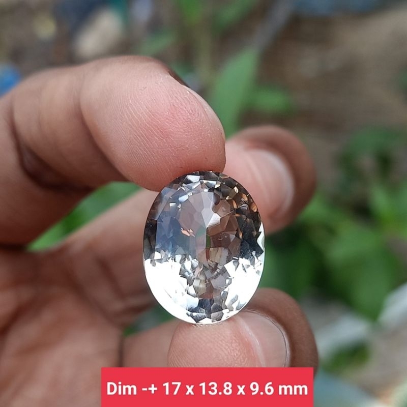 batu kecubung air Kalimantan motif cutting