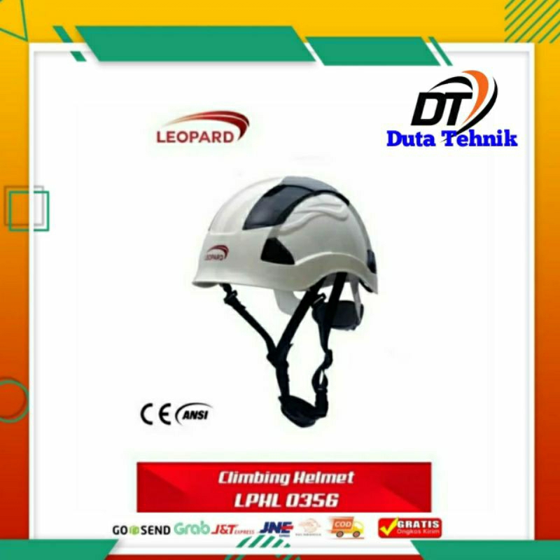 SAFETY HELMET CLIMBING LEOPARD LPHL 0356 KUNING / HELM SAFETY / HELM PROYEK / HELM SAFETY CLIMBING L