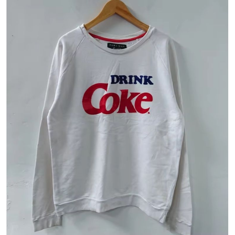 crewneck zara X cocacola