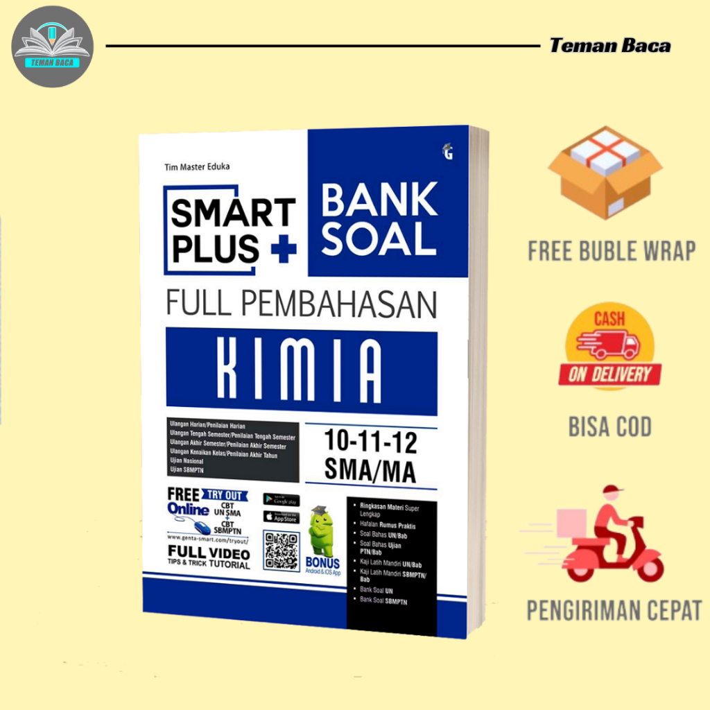 BUKU PELAJARAN SMA - SMART PLUS KIMIA SMA/MA BANK SOAL FULL PEMBAHASAN