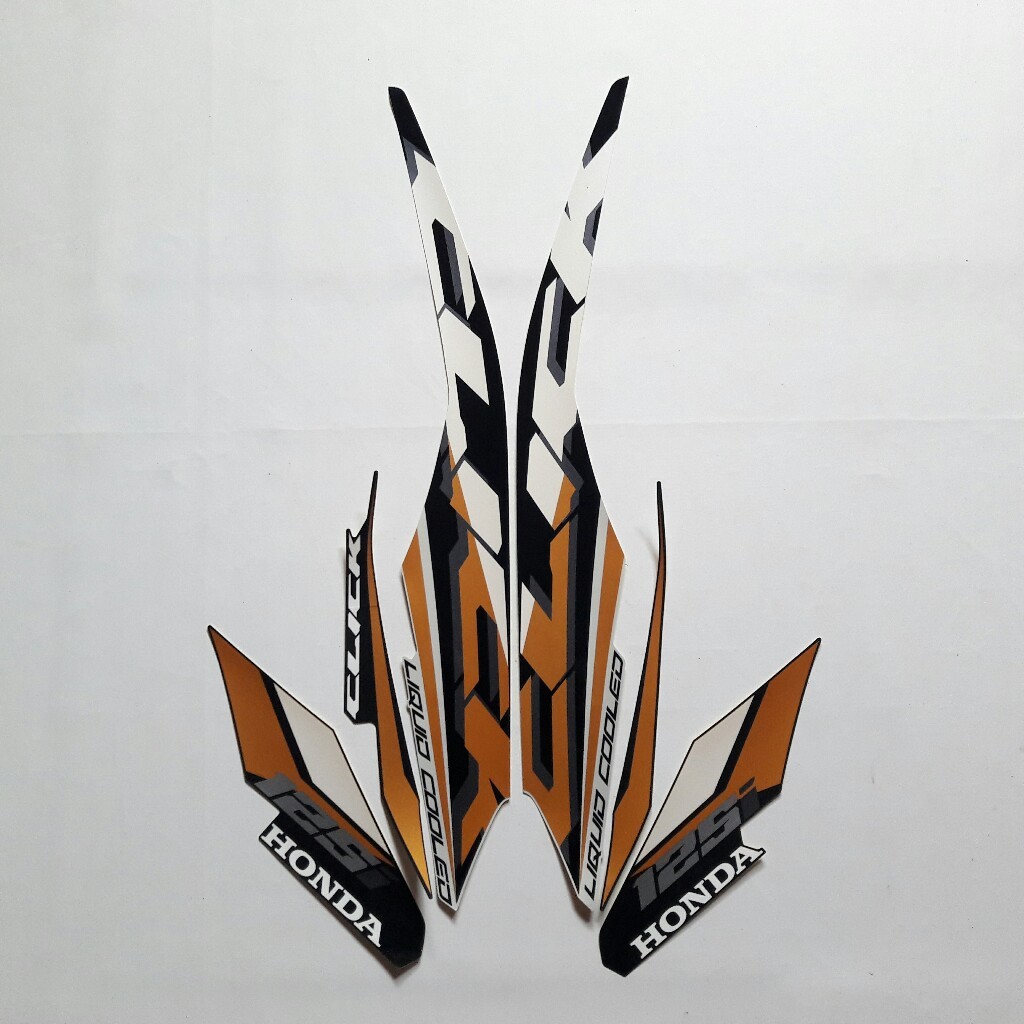 STIKER STRIPING MOTOR VARIO CLICK 125I 2021 PUTIH-HITAM