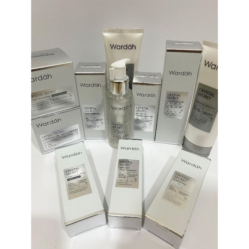 WARDAH CRYSTAL SECRET SERIES | DAY NIGHT CREAM | SERUM | ESSENCE | MILK CLEANSER | EYE CREAM | MICEL