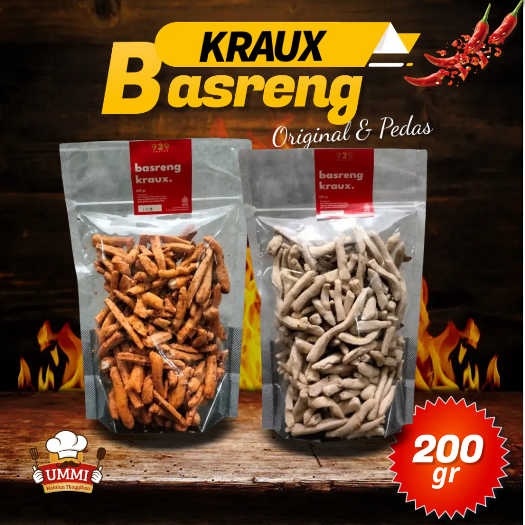 

Basreng pedas pdas original daun jeruk bandung murah enak renyah 200gr