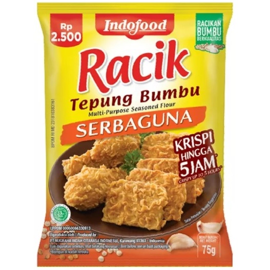 

RACIK TEPUNG BUMBU SERBAGUNA 75gr