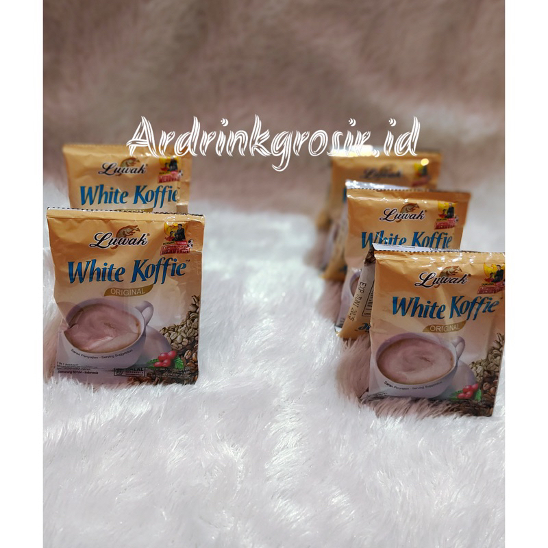 

Luwak White Koffe Original 20g satu dus isi 20renceng