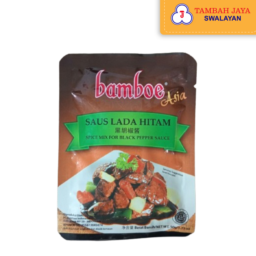 

Bamboe Bumbu Asia Saus Lada Hitam 50gr