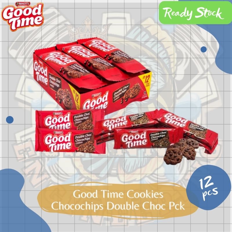 

GOOD TIME Cookies Chocochips Double Choc Isi 12