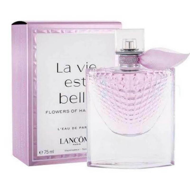 PARFUM ORIGINAL (LENGKAP BOX) Lancome La Vie Est Belle Flowers of Happiness EDP 75ml PARFUME WANITA