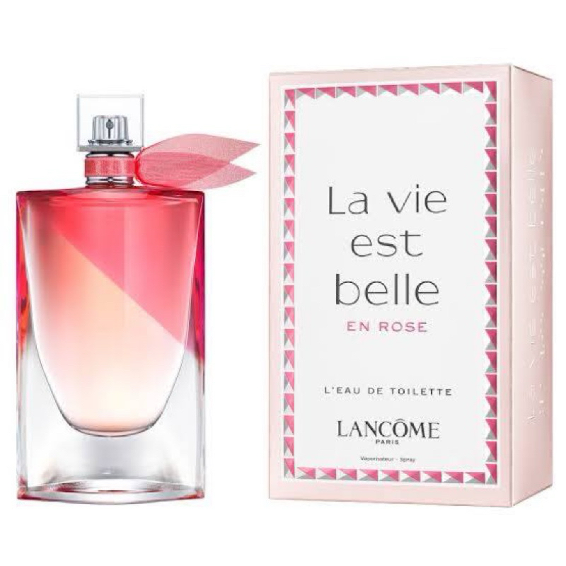 PARFUM ORIGINAL (LENGKAP BOX) Lancome La Vie est Belle en Rose EDT 100ml PARFUME WANITA / Parfum