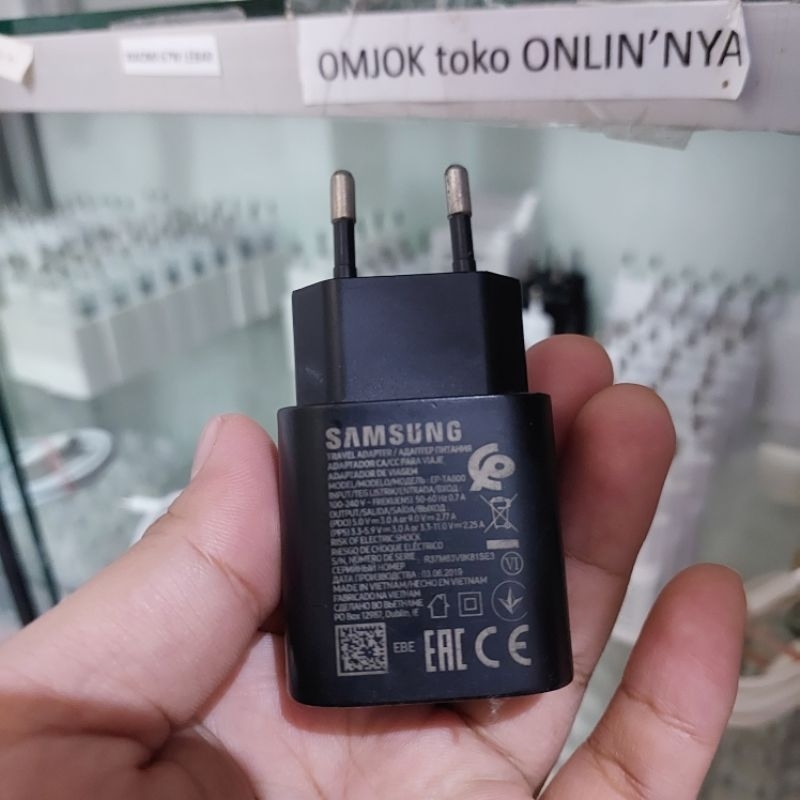 kepala travel samsung A70 A80 tanpa kabel ori copotan bekas
