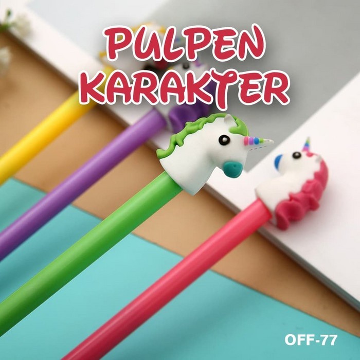 

Pulpen Gel Karakter Alat Tulis Dengan Karakter Lucu Off-77